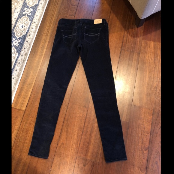Abercrombie & Fitch VELVET Jegging, INDIGO - Picture 6 of 8